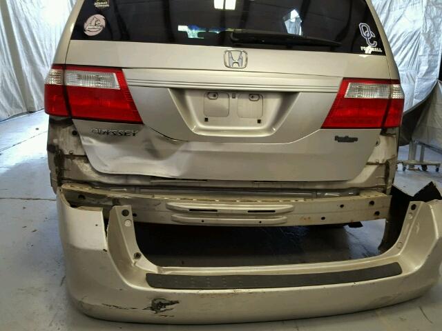 5FNRL38446B413895 - 2006 HONDA ODYSSEY EX SILVER photo 10