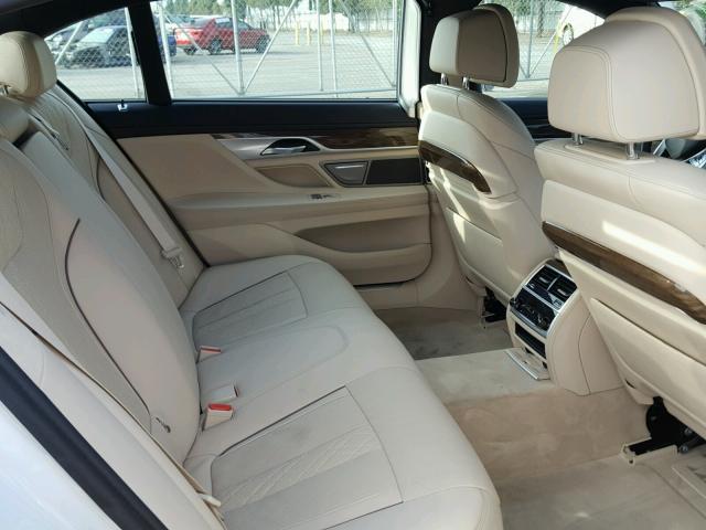 WBA7F0C59GGL99994 - 2016 BMW 750 I WHITE photo 6