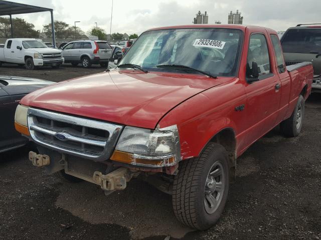 1FTYR14V8YPA01808 - 2000 FORD RANGER SUP RED photo 2