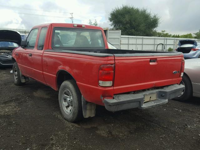 1FTYR14V8YPA01808 - 2000 FORD RANGER SUP RED photo 3