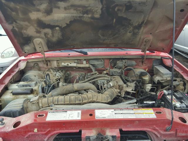 1FTYR14V8YPA01808 - 2000 FORD RANGER SUP RED photo 7