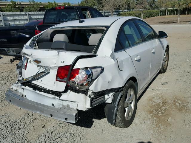 1G1PC5SB5E7155541 - 2014 CHEVROLET CRUZE LT WHITE photo 4