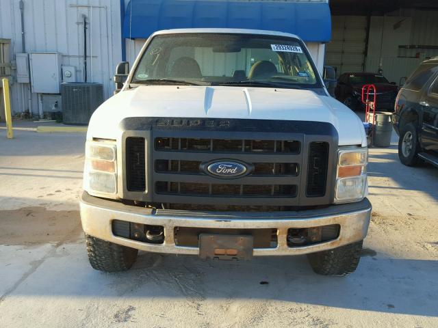 1FTSX21588ED77829 - 2008 FORD F250 SUPER WHITE photo 9