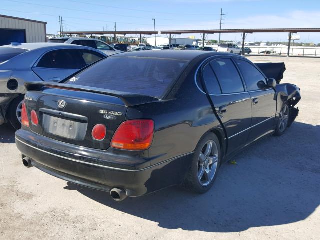 JT8BL69S510005363 - 2001 LEXUS GS 430 BLACK photo 4