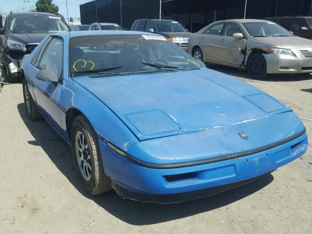 1G2PE11RXHP230171 - 1987 PONTIAC FIERO BLUE photo 1