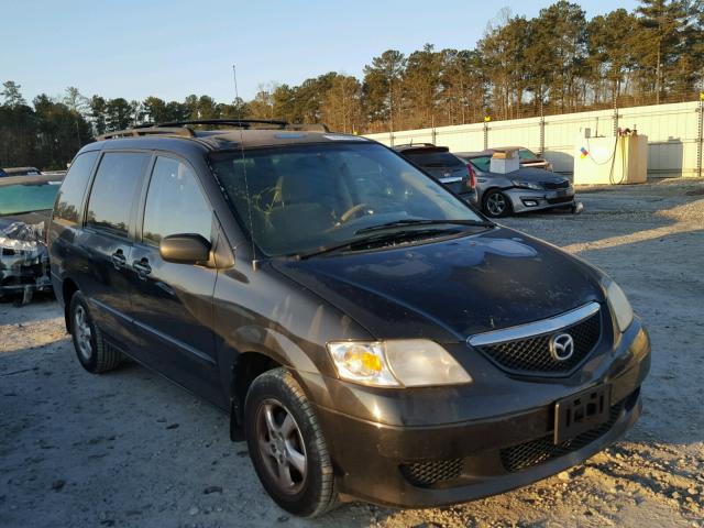 JM3LW28A820309584 - 2002 MAZDA MPV WAGON BLACK photo 1