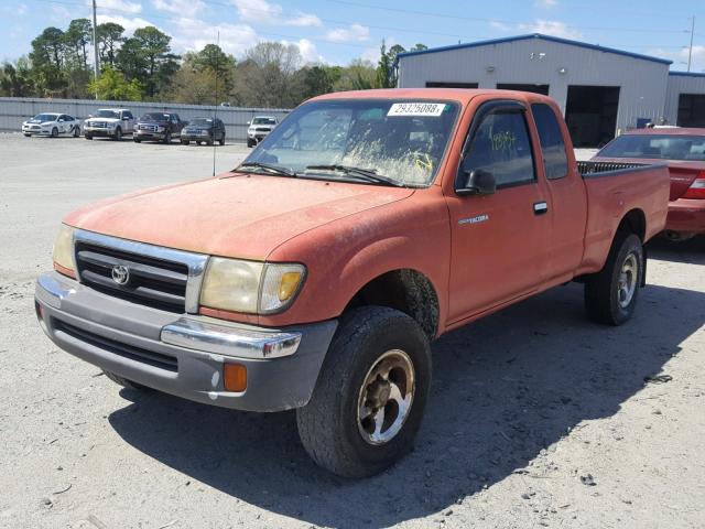 4TASN92N3XZ569949 - 1999 TOYOTA TACOMA XTR RED photo 2