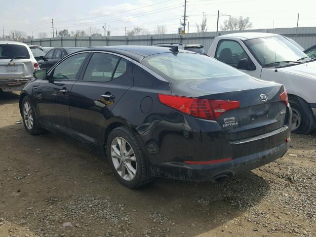 5XXGN4A74CG055119 - 2012 KIA OPTIMA EX BLACK photo 3