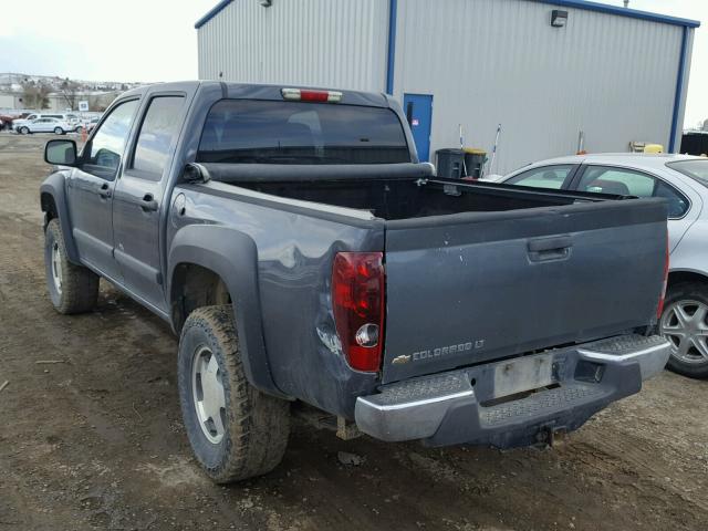 1GCDT33E888204687 - 2008 CHEVROLET COLORADO L GRAY photo 3