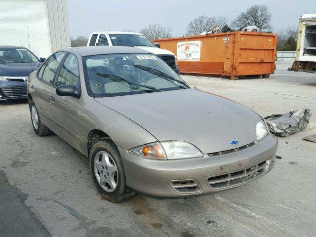 1G1JC524917207688 - 2001 CHEVROLET CAVALIER B GOLD photo 1