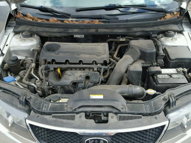 KNAFU4A2XA5249963 - 2010 KIA FORTE EX SILVER photo 7