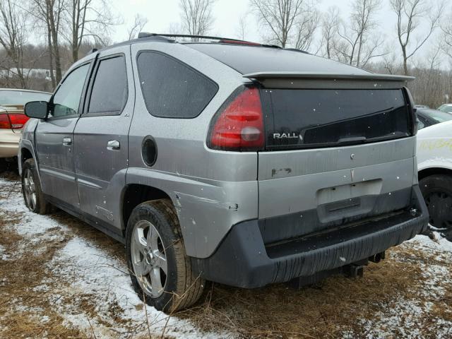 3G7DA03E84S588670 - 2004 PONTIAC AZTEK GRAY photo 3