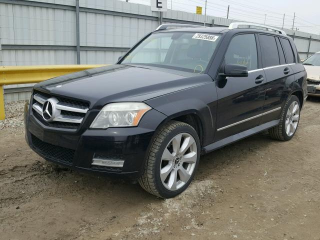 WDCGG8HB0AF325643 - 2010 MERCEDES-BENZ GLK 350 4M BLACK photo 2