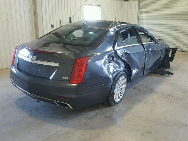 1G6AR5S31F0135272 - 2015 CADILLAC CTS LUXURY GRAY photo 4