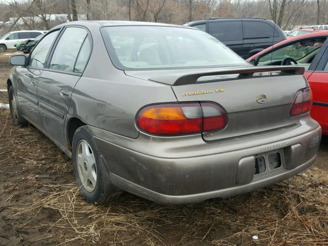 1G1NE52J416202048 - 2001 CHEVROLET MALIBU LS ნაცრისფერი ფოტო 3