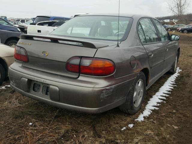 1G1NE52J416202048 - 2001 CHEVROLET MALIBU LS GRAY photo 4