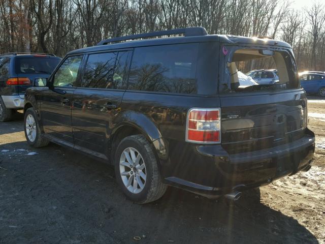 2FMGK5B80EBD40274 - 2014 FORD FLEX SE BLACK photo 3