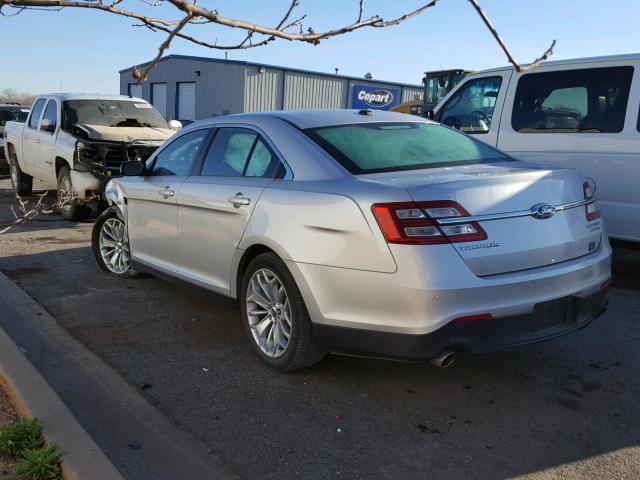 1FAHP2F88DG134264 - 2013 FORD TAURUS LIM SILVER photo 3