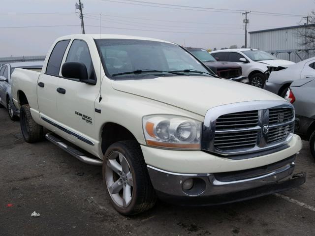 1D7HA18246J199719 - 2006 DODGE RAM 1500 S WHITE photo 1