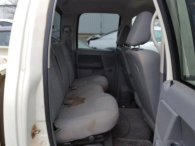 1D7HA18246J199719 - 2006 DODGE RAM 1500 S WHITE photo 6