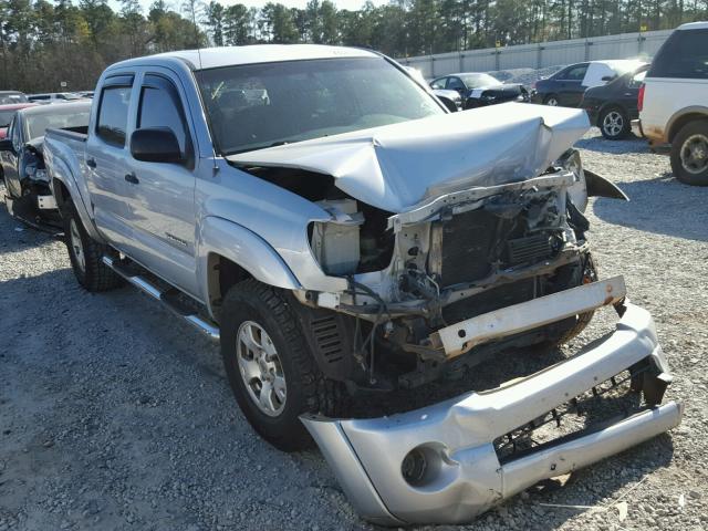 3TMLU42N78M019218 - 2008 TOYOTA TACOMA DOU SILVER photo 1