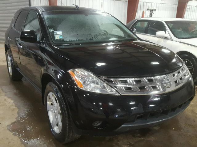 JN8AZ08T15W311714 - 2005 NISSAN MURANO SL BLACK photo 1