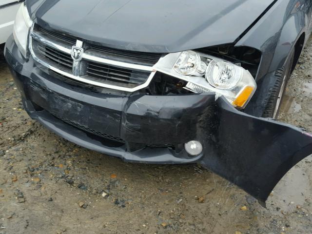 1B3CC5FB8AN215402 - 2010 DODGE AVENGER R/ BLACK photo 9