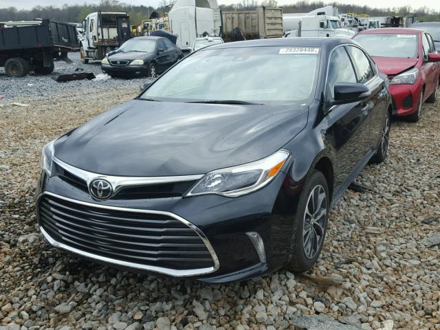 4T1BK1EB0JU281144 - 2018 TOYOTA AVALON XLE BLACK photo 2