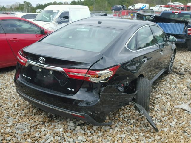 4T1BK1EB0JU281144 - 2018 TOYOTA AVALON XLE BLACK photo 4