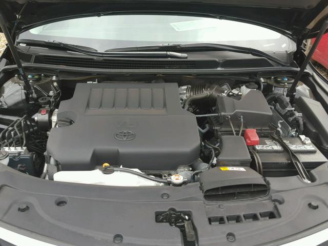 4T1BK1EB0JU281144 - 2018 TOYOTA AVALON XLE BLACK photo 7