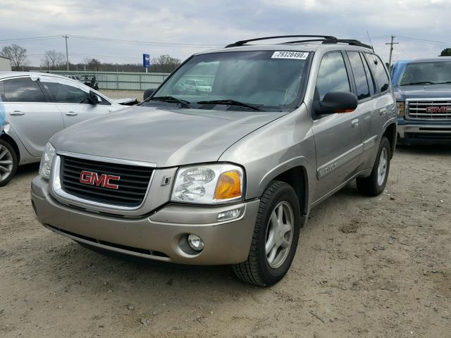 1GKDS13S222125706 - 2002 GMC ENVOY TAN photo 2