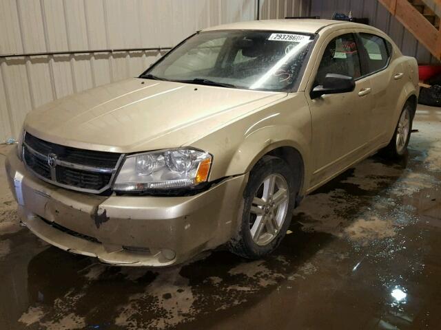 1B3CC5FB4AN226476 - 2010 DODGE AVENGER R/ BEIGE photo 2