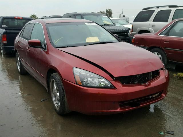 1HGCM665X4A084997 - 2004 HONDA ACCORD EX RED photo 1