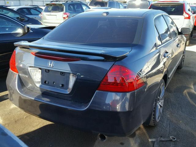 1HGCM56886A030699 - 2006 HONDA ACCORD EX GRAY photo 4