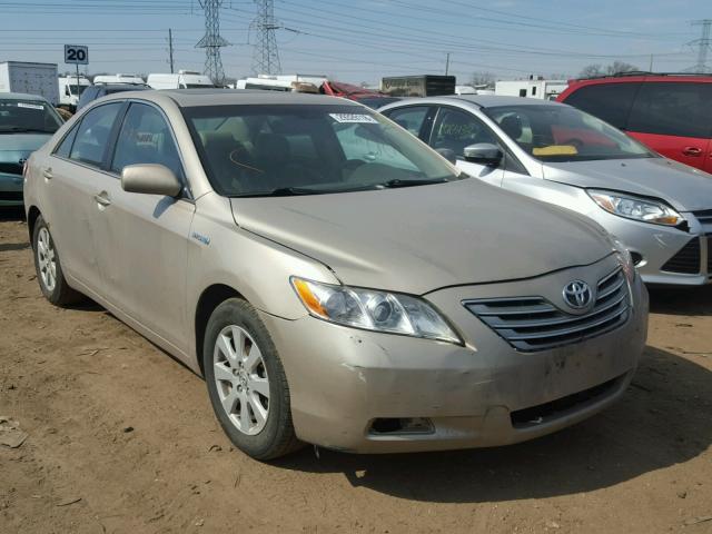 4T1BB46K39U087090 - 2009 TOYOTA CAMRY HYBR BEIGE photo 1