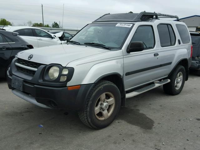 5N1ED28T64C637222 - 2004 NISSAN XTERRA XE SILVER photo 2