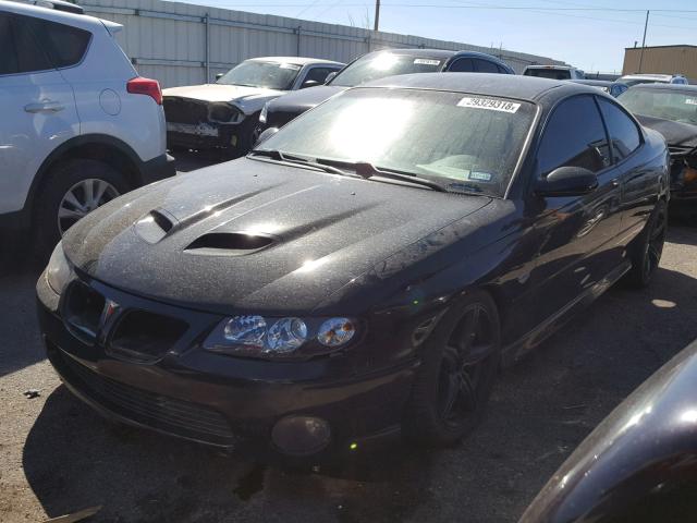 6G2VX12U65L405283 - 2005 PONTIAC GTO BLACK photo 2