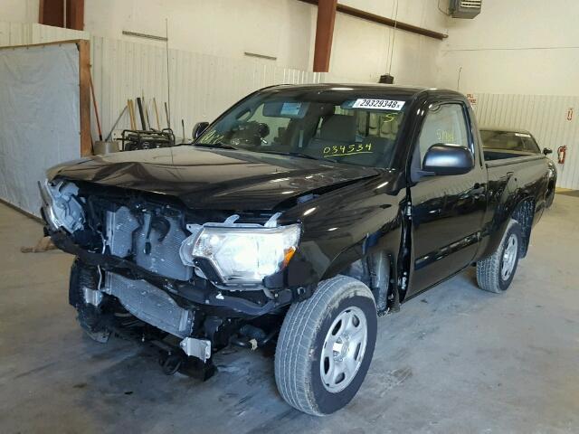 5TFNX4CN9EX034534 - 2014 TOYOTA TACOMA BLACK photo 2