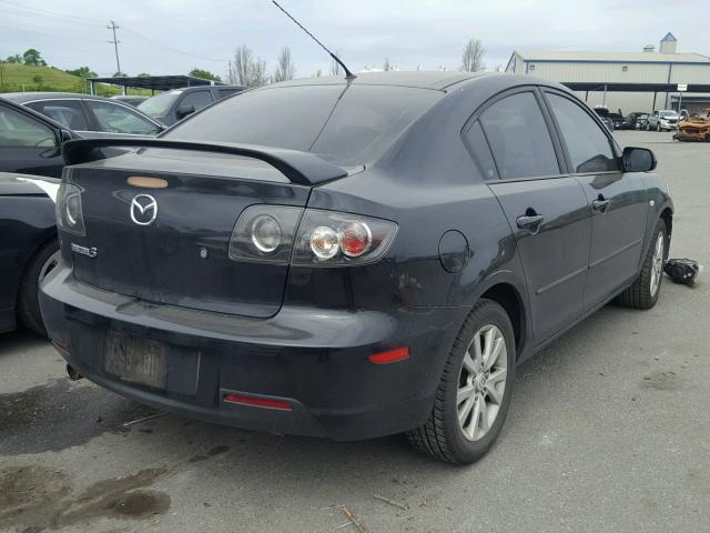 JM1BK32F871704506 - 2007 MAZDA 3 I BLACK photo 4