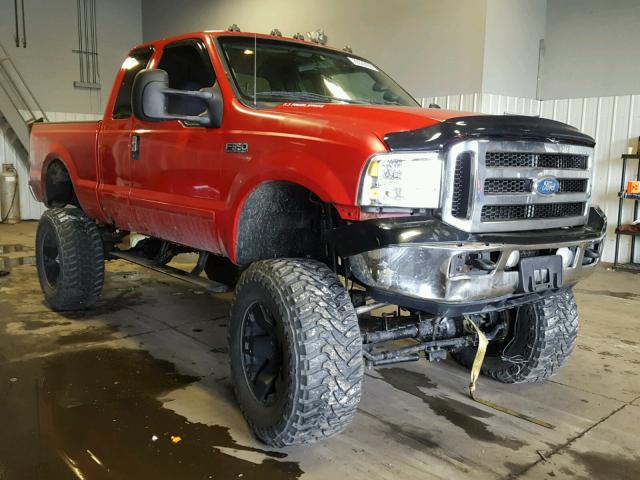 1FTSX31F9YEA34364 - 2000 FORD F350 SRW S RED photo 1