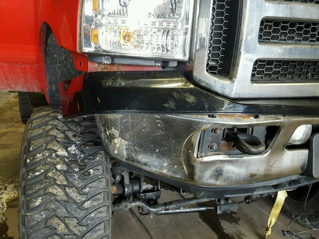 1FTSX31F9YEA34364 - 2000 FORD F350 SRW S RED photo 10