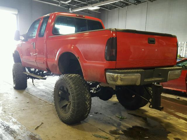 1FTSX31F9YEA34364 - 2000 FORD F350 SRW S RED photo 3