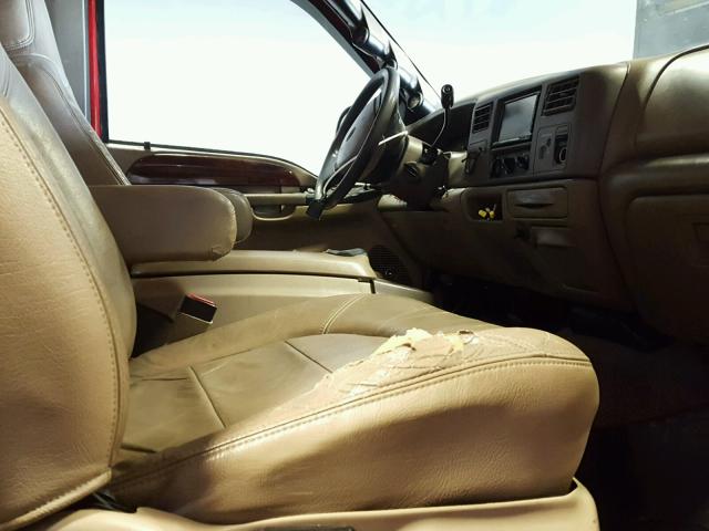 1FTSX31F9YEA34364 - 2000 FORD F350 SRW S RED photo 5
