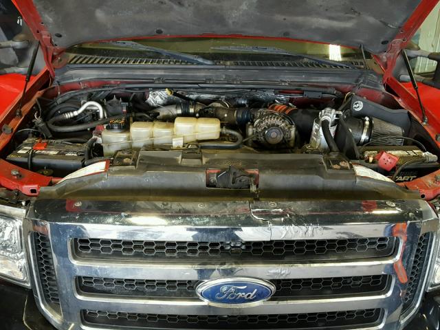 1FTSX31F9YEA34364 - 2000 FORD F350 SRW S RED photo 7