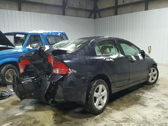 1HGFA16896L130846 - 2006 HONDA CIVIC EX BLUE photo 4