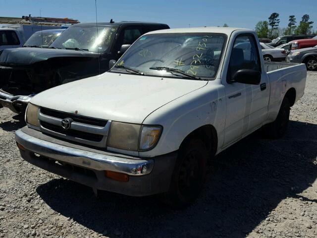 4TANL42N1WZ083466 - 1998 TOYOTA TACOMA WHITE photo 2