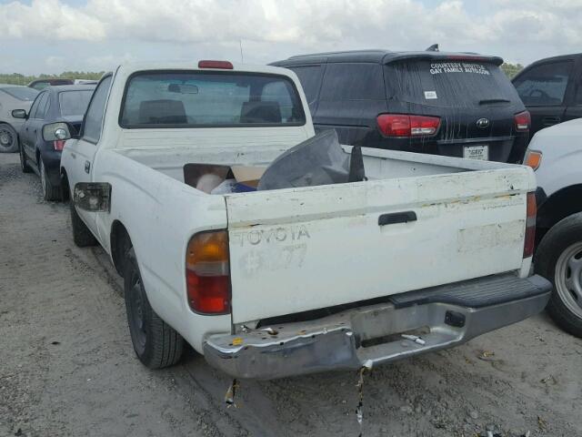 4TANL42N1WZ083466 - 1998 TOYOTA TACOMA WHITE photo 3