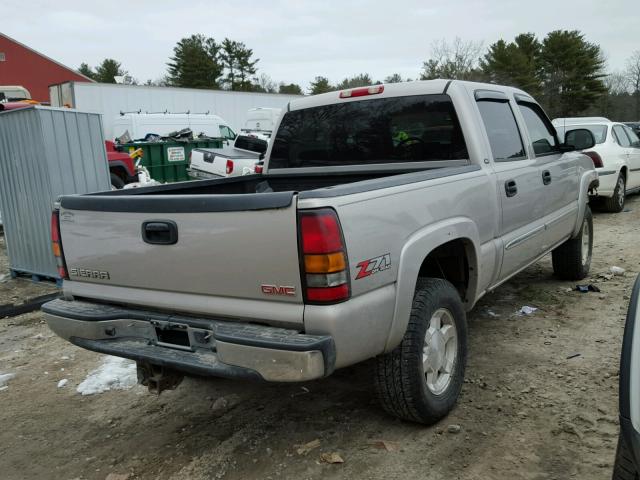 2GTEK13T951271243 - 2005 GMC NEW SIERRA GRAY photo 4