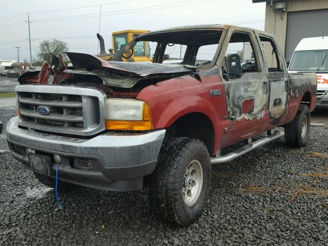 1FTSW31F91EC53026 - 2001 FORD F350 SRW S BURN photo 2