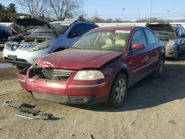 WVWRH63B51E150237 - 2001 VOLKSWAGEN PASSAT GLX 栗色 照片 2